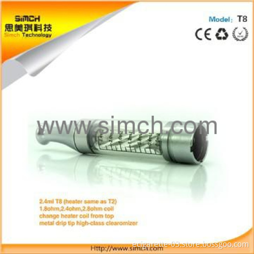 e cigarette rebuildable atomizer t8 electronic cigarette wholesale